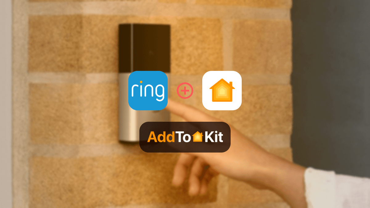 How to add Ring Doorbell to Apple HomeKit