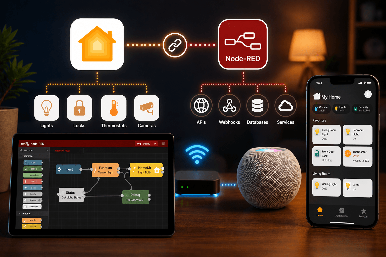 Integrating Apple HomeKit with Node-RED: A Complete Guide