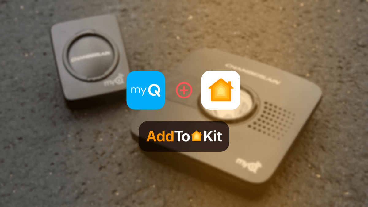 Add Any myQ devices to Apple HomeKit 